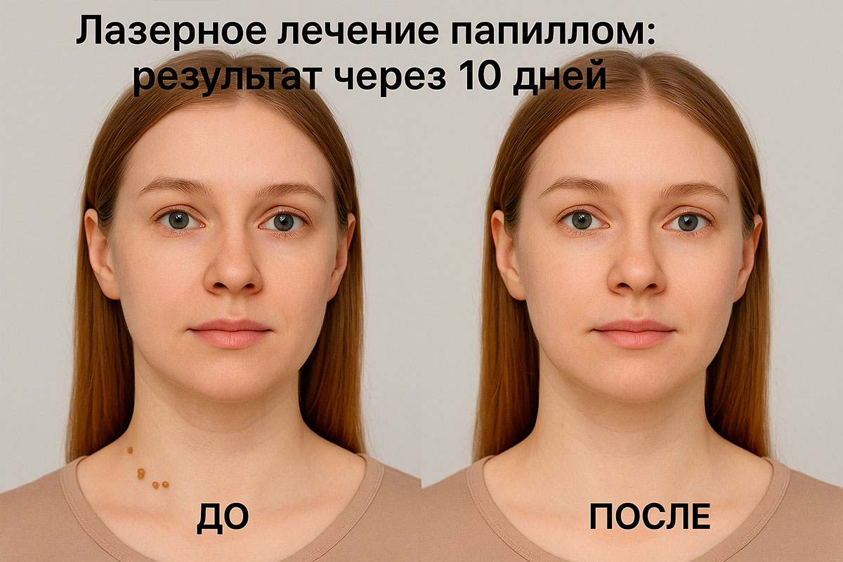 Лазерное лечение папиллом
