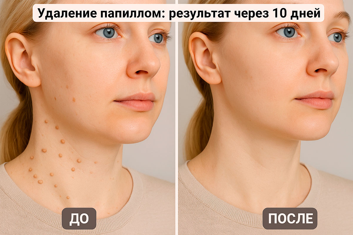Удаление папиллом